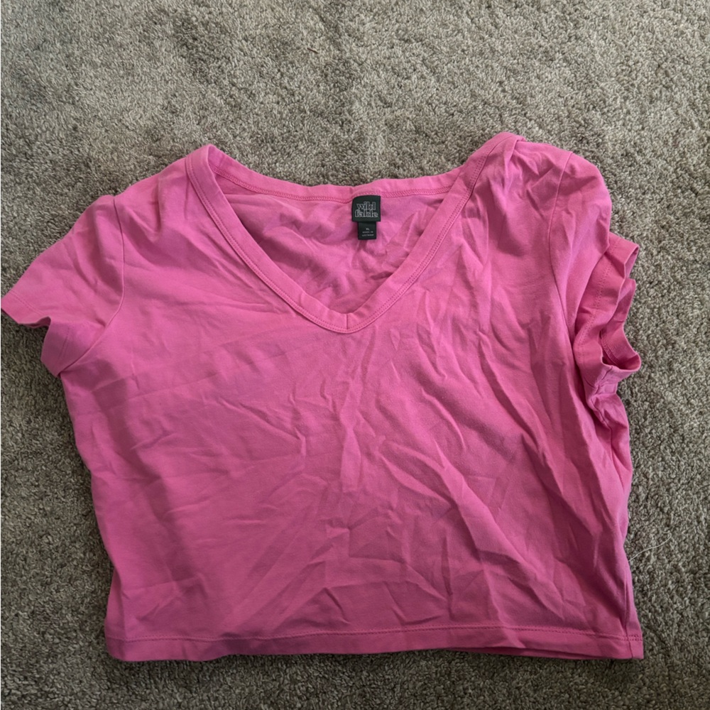 cropped short sleeve tee